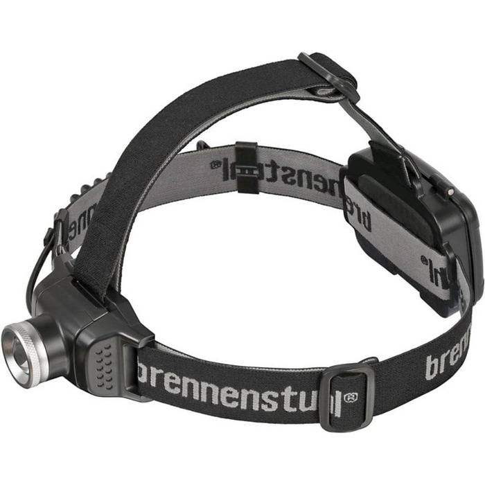 Світлодіодний налобний ліхтар Brennenstuhl LuxPremium із переднім та заднім підсвічуванням, для бігу, IP44, CREE-LED, 200 люмен, на батарейках, чорний