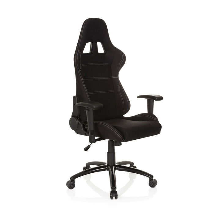 Ігрове крісло / Офісне крісло GAME FORCE Тканина Black HJH OFFICE