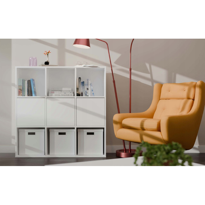 Стелаж TopEshop 110,5 см x 110,5 см x 30 см, білий