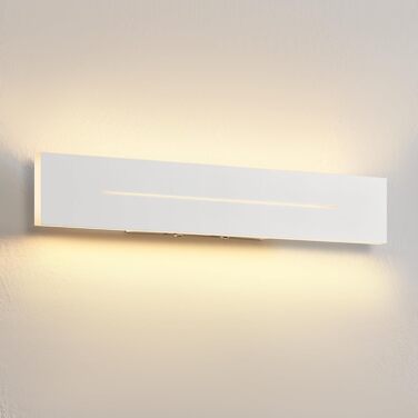 Набір з 2-х настінних світильників ZMH 30 см, LED, 8W, тепле біле світло, для коридору, спальні, вітальні, сучасна біла настінна лампа