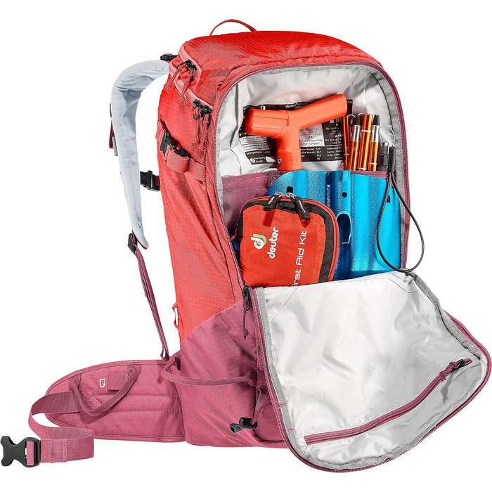 Жіночий рюкзак для гірськолижних турів Deuter Freerider Pro 32+ SL, 32+ л, бордовий