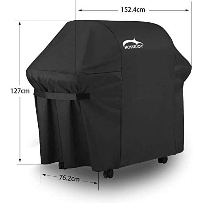 Чохол для гриля Hossejoy 152,4x127х76,2 см чорний
