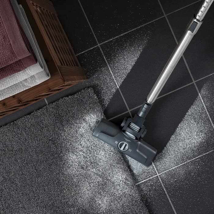 Універсальна насадка AEG Vario 4500 Dust Magnet для пилососа, для килимів і твердих підлог, з авто-функцією, високою потужністю всмоктування, оптимальним збором пилу, плоска та маневрена, інтерлокінг-підключенням, сумісна з VX3-7, LX4-7, чорна