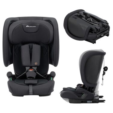 Дитяче автокрісло Bebeconfort Ever & Go i-Size (76–150 см), ISOFIX, Full Black