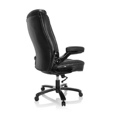 Надміцне крісло / офісне крісло INSTRUCTOR III XXL Шкіра чорна hjh OFFICE