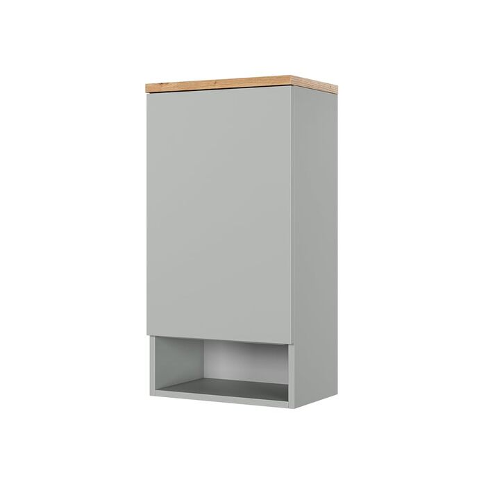 Підвісна шафа під умивальник Vicco Eden, 70 x 64.5 см, 2 шухляди, сіра