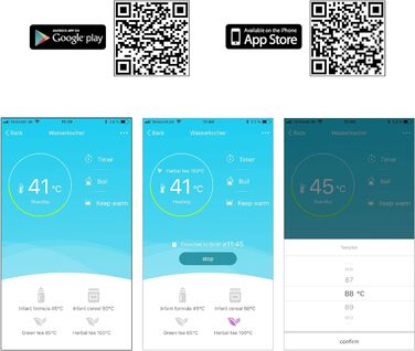 Електрочайник 1,5 л з Wi-Fi управлінням 1167 G ProfiCook