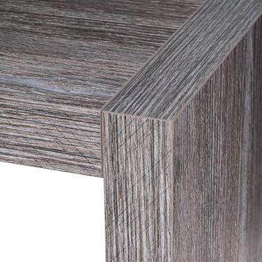 Журнальний стіл levandeo Coco 32x32x50 см, чорний, вінтаж, дерев'яний, shabby chic, для вітальні, без складання