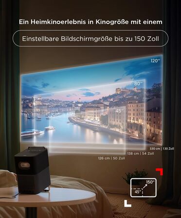 Проєктор TCL A1s 4K Full HD Google TV/Netflix: Dolby Audio, Bluetooth, WiFi, Автофокус, Корекція трапеції 6D для дому та ігор
