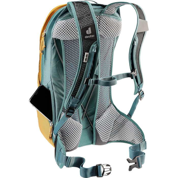 Велорюкзак Deuter Race Air 10, 10 л, кориця/синій, для велосипеда