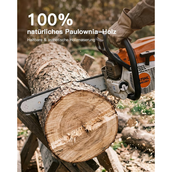 Настінна полиця AMADA HOMEFURNISHING з дерева Paulownia, чорна, 40x15x2.5 см - для вітальні, спальні, кухні, офісу