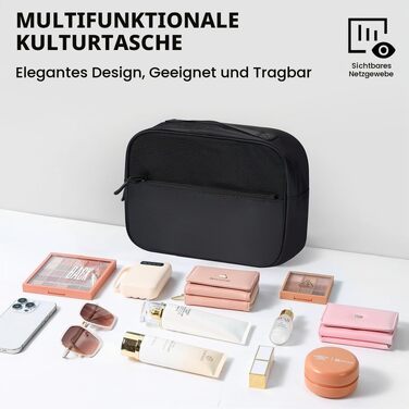 Набір органайзерів для валізи Packing Cubes (8 предметів), легкі дорожні сумки-вставки для одягу та аксесуарів, чорні