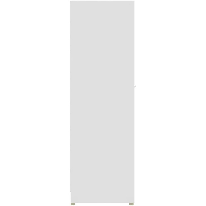Шафа для ванної vidaXL, 3 відділення, 1 дверцята, білий, 30x30x95 см, ДСП