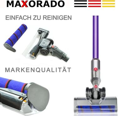 Турбощітка Maxorado Softroller для пилососа Dyson V7/V8/V11/V15/GEN5 Absolute, насадка для підлоги, турбощітка для пилососа