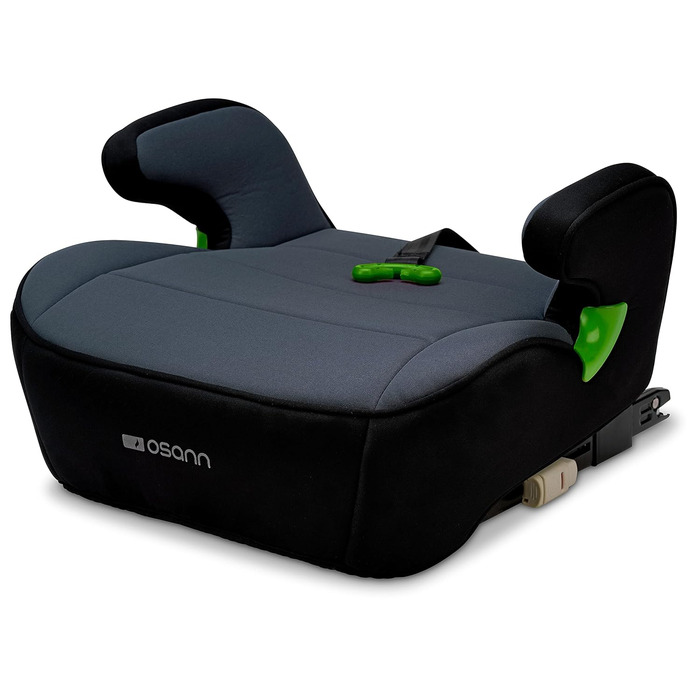 Дитяче автокрісло Osann Junior Isofix Gurtfix i-Size, бустер для дітей 126-150 см, чорний