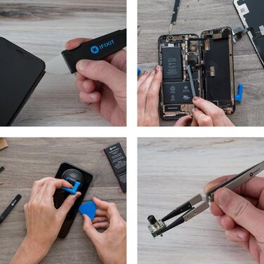 Набір інструментів iFixit Pro Tech для ремонту електроніки: біти та відкривачі для телефонів, ноутбуків, ПК, ігрових консолей (Синій)