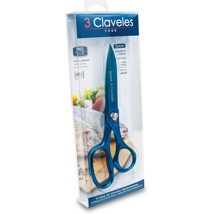 Кухонні ножиці 3 Claveles OCEAN 20 см, Cranberry