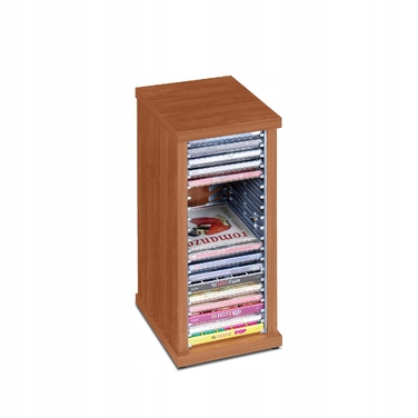 Стійка-полиця для CD-дисків, органайзер на 20 дисків, вільха
