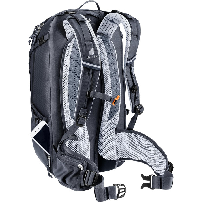 Чоловічий велосипедний рюкзак Deuter Trans Alpine 30 л, чорний