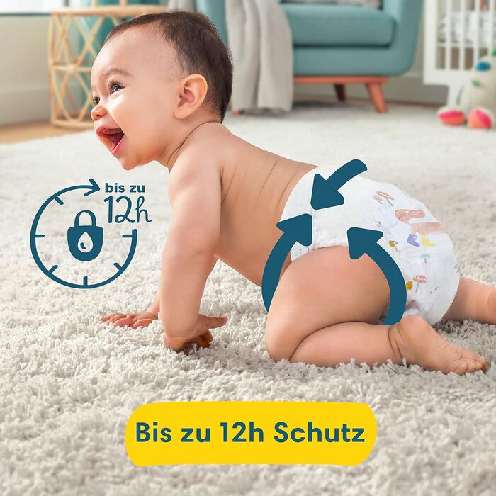 Підгузки Pampers Premium Protection для новонароджених, розмір 2 (4-8 кг), велика упаковка, 68 шт.