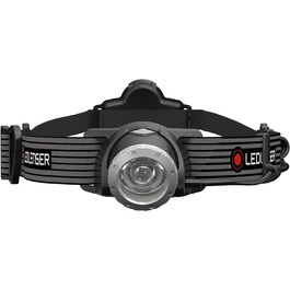 Налобний ліхтар Ledlenser H7 SE LED 300 Люмен, 160 м, з фокусуванням, заднім підсвічуванням, батареями та USB-кабелем