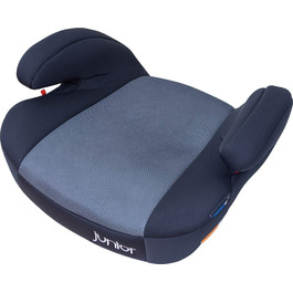 Дитяча автопідставка PETEX Max Plus з Isofix, сіра, ECE R129 i-Size, для дітей 7-12 років, зростом 125-150 см
