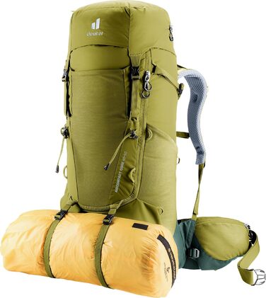 Туристичний рюкзак Deuter Aircontact Core 40+10 л, зелений, модель 2024, для трекінгу