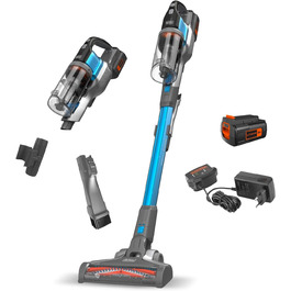 Акумуляторний пилосос 4-в-1 BLACK+DECKER 36В, безмішковий, з електрощіткою, для підлоги та ручний, комплект аксесуарів, модель 2020