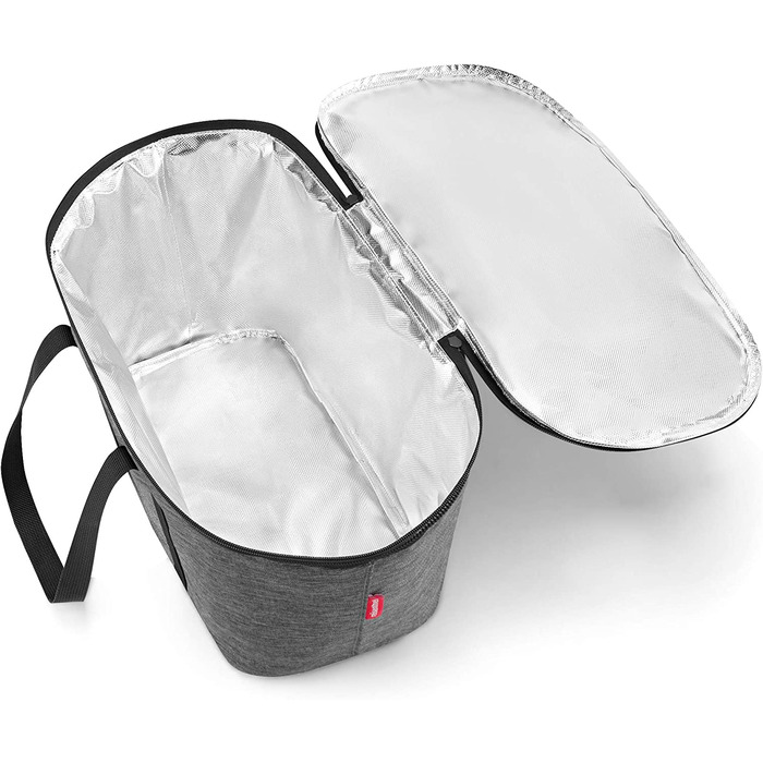 Сумка-холодильник Reisenthel Carrybag з ізотермічною сумкою для покупок (Чорний + Срібний Твіст)
