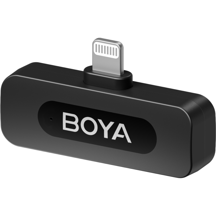 Бездротовий петличний мікрофон BOYA BY-V2 Lightning Black