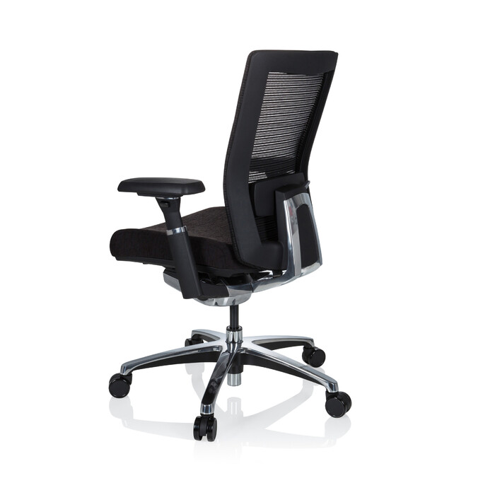 Крісло офісне NOVA PRO ALU тканина чорна hjh OFFICE