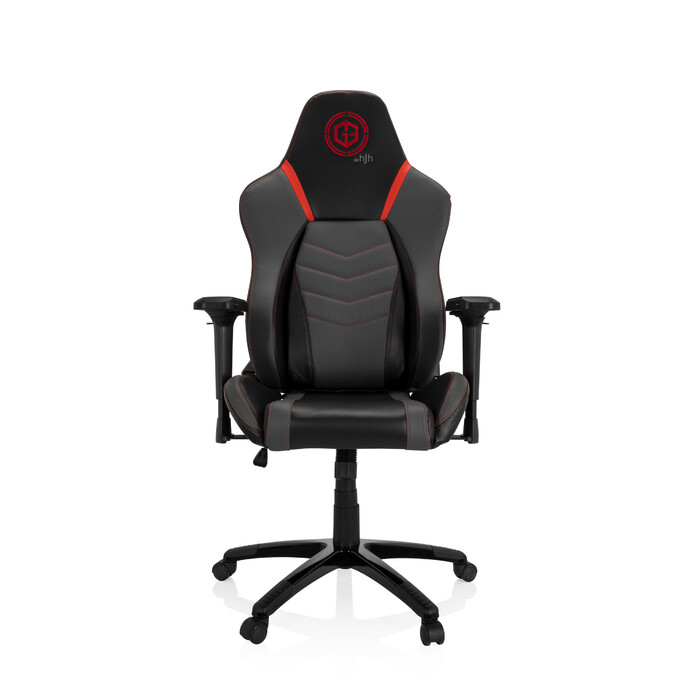 Ігрове крісло / Офісне крісло GAMEBREAKER POLARYS I Leatherette Grey / Red HJH OFFICE