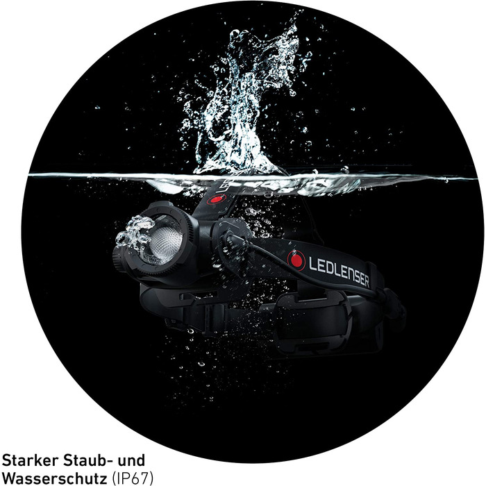 Налобний ліхтар Ledlenser H15R Core, 2500 люмен, LED, акумуляторний, IP67, фокусування, USB-зарядка