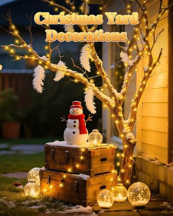 Світлодіодна гірлянда Dalugo для вулиці та ялинки, 500 LED, 30м, теплий білий колір, водонепроникна з таймером та 8 режимами освітлення