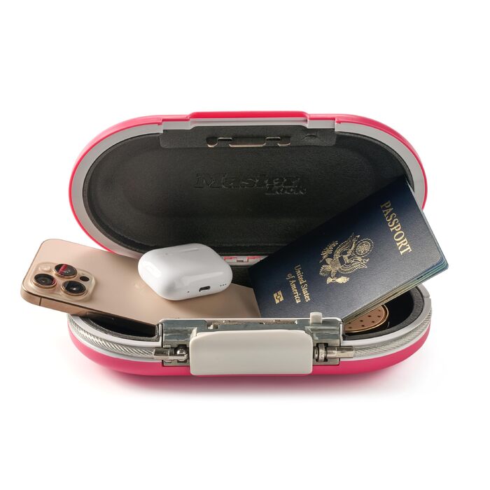 Портативний персональний сейф Master Lock 5900DPNK для цінностей, колір Rose Pink