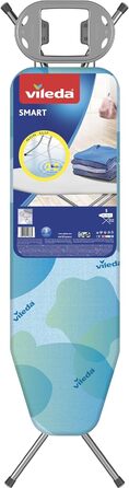 Праскавальна дошка Vileda Smart, 114x34 см, регульована висота 75-91 см, синя
