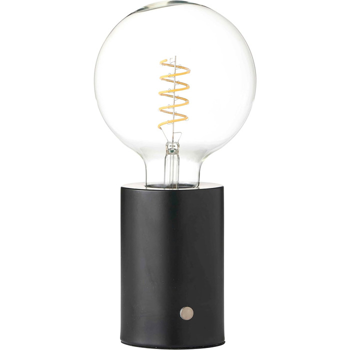 Світлодіодна акумуляторна настільна лампа Northpoint Edison з диммером, 2000 мА·год, до 96 годин, хром, тоноване скло