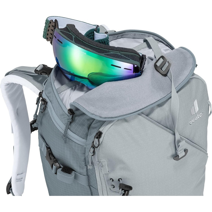Жіночий туристичний рюкзак Deuter Freerider Pro 32+10 л, для лижних турів, сірий