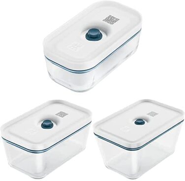 Вакуумний контейнер ZWILLING Fresh & Save, розмір S, з вакуумною кришкою, колір Blau-La Mer