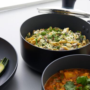Набір сковорідок Russell Hobbs COMBO-8694 Shield 5 предметів (20/24/28 см) з антипригарним покриттям для індукційних плит