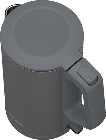 Електрочайник Grundig WK 7340, 2150 Вт, 1,5 л, нерж. сталь, подвійна стінка, авто-вимкнення, Dark Inox