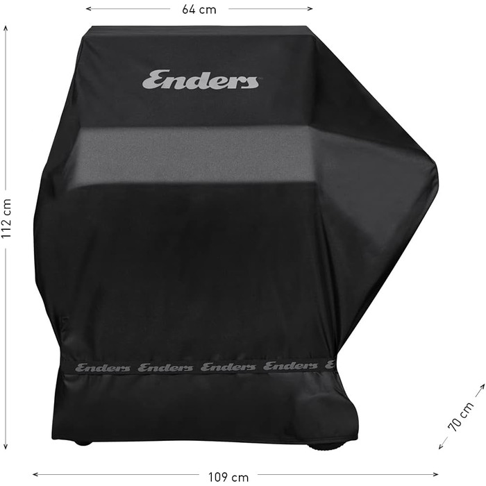 Чохол Enders для газових грилів Monroe 3 SIK (до 2019), Boston 3 K з пальником, водонепроникний, UV-захист, поліестер 600D, аксесуари для грилю