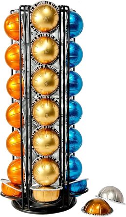 Підставка для капсул Nespresso Vertuo - тримач для 35 капсул (чорний)