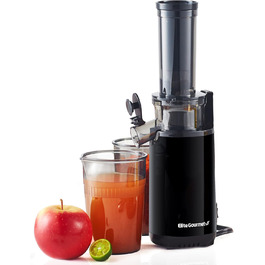 Соковижималка шнекова Elite Gourmet EJX600, холодного віджиму, компактна, легка у догляді, з 16-унційним контейнером, антрацит