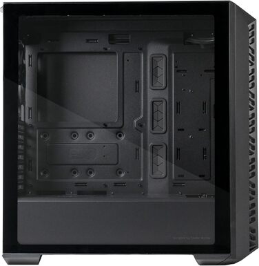 Корпус для ПК Cooler Master MasterBox 520 Mesh, Mid-Tower ATX, 3 встановлених вентилятори, сітчаста передня панель, скляна бічна стінка, ARGB-контролер, чорний