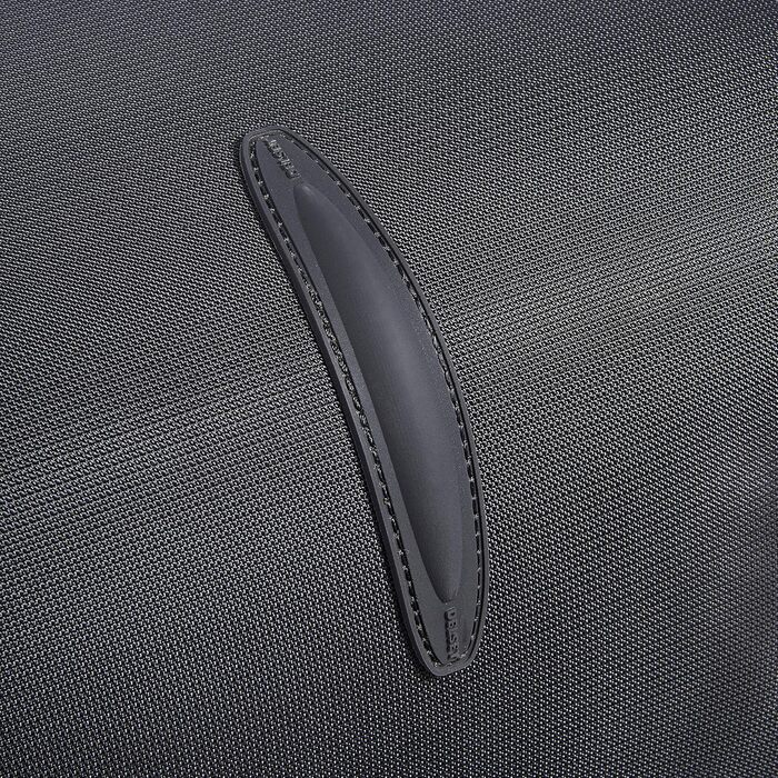 Велика м’яка валіза DELSEY PARIS Helium DLX 84 л, чорна, розсувна, 71×45×33 см