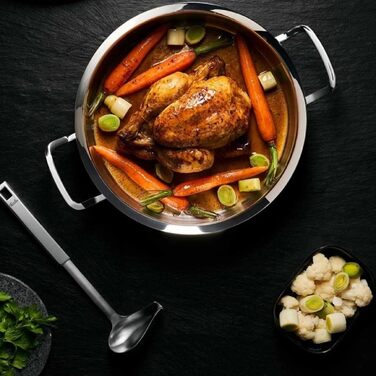 Каструля Fissler Original-Profi Collection з кришкою зі скла, нержавіюча сталь, Cookstar, для індукції (16 см, 2.1 л)