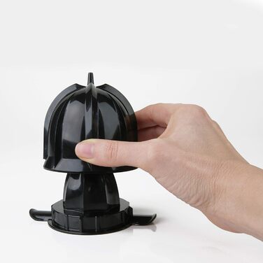 Соковижималка для цитрусових BLACK+DECKER BXCJ100E, 100 Вт, 250 мл, пластик, сталь, чорна
