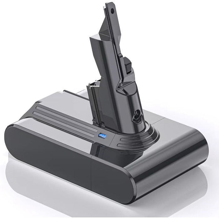 Акумулятор LONGFIT 6000mAh для пилососів Dyson V11, V15 Detect, Outsize, Torque Drive, Absolute, Motorhead, Animal, Pro, SV14, SV15, SV16, SV17, SV22, SV28, змінна клікова батарея