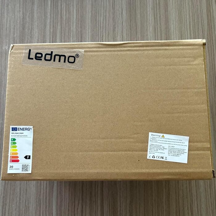 LEDMO LED настінні світильники 30Вт, 4 шт, білий, для внутрішнього та зовнішнього використання, регульований світловий потік вгору/вниз, 3000K тепле біле світло, IP65 водонепроникні